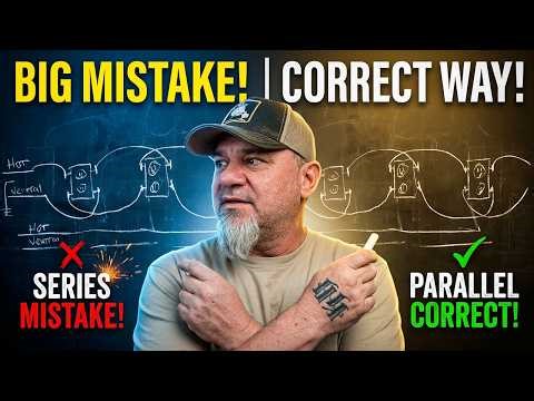 Don't Make This Mistake - Series vs Parallel Outlet Wiring