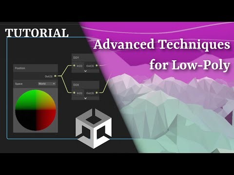 4 Unity Shader Graph tips for low-poly terrain (EN)