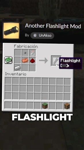 NO debí alumbrar con esta linterna en Minecraft… #minecraft #shorts #modsminecraft