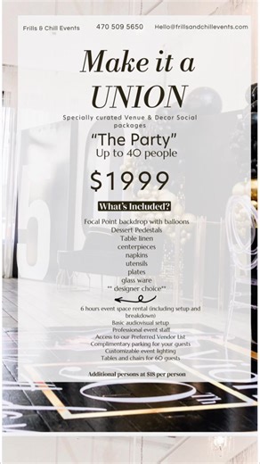 Plan Your Perfect Event with The Union Event Space