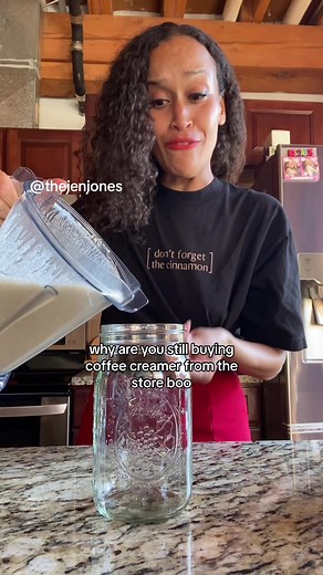 Glowing skin by @nevéll_skin/ Coffee Infused coffee oil! The only moisturizer I use! nevellskin.com This is the best coffee creamer ever!!! Recipe: 1/2 cup soaked raw cashews 1/2 cup full fat coco milk 2 cups filtered or spring water 2 soaked dates 1 tsp good vanilla extract or powder Pinch of salt Don’t forget the ceylon cinnamon Blend for 2 minutes. Shake well the next day. Last for 4 days #dontforgetthecinnamon #coffeecreamer #plantbasedcreamer #thejenjones