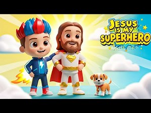 Jesus is My Superhero 🦸‍♂️ | Fun Christian Song for Kids + Dance & Worship Animation