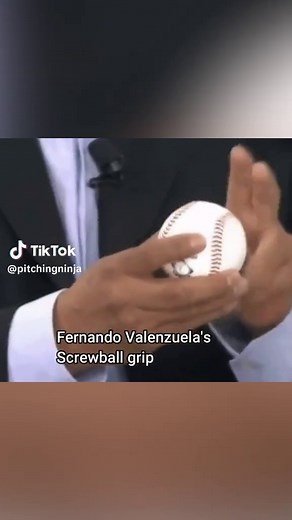 Fernando Valenzuela's Screwball Grip for Pitching Success