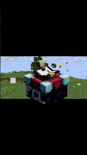 🔥 FoldCraft Launcher on Mobile 🤩 #Shorts #Minecraft
