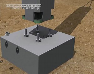 Bolted column connections for ease of design, speed of erection, and safety With this cost-effective way to erect columns, mechanical connections are easy to design and need no temporary bracing. Follow us @engineeringandarchitecture #column #beam #bolted #design #safety #mechanical #mechanics #concrete #steel #civil #animation #machine #contractors #engenharia #design #model #house #designer #technology #civilconstruction #civilengineering #engineer #architect #architectural #architecture #obra