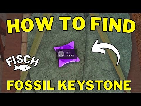 Where is Fossil Keystone at Ancient Isle in Fisch | Fossil Keystone Location | Roblox