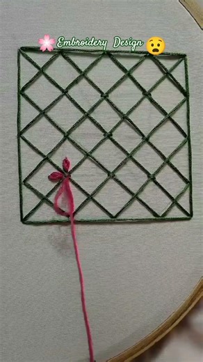 Simple Hand Embroidery Design Easy #shorts#video#viral#art