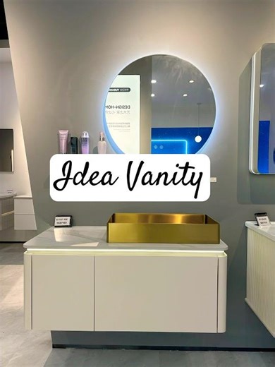 Vanity Love #bathroomdesign #bathroomvanity #interiordesign #mirror #ceramic #home