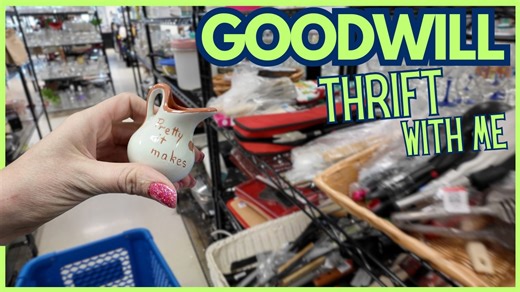Perfect timing at Goodwill for resale treasure haul