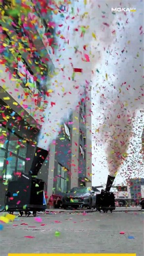 MK-CN16 DMX Mini Rainbow Machine | Compact Size, Huge Confetti Impact 🌈