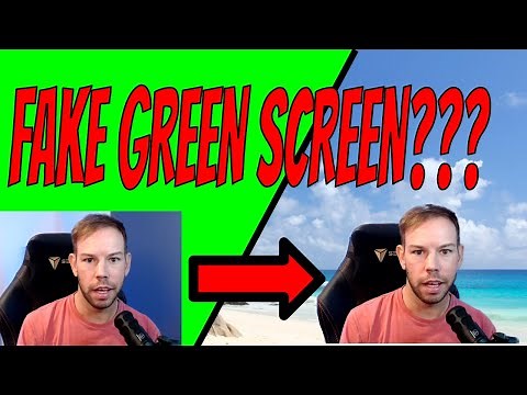 Anyone Can Make A Green Screen In OBS