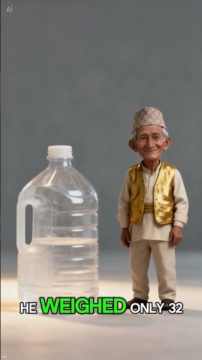 He Was Shorter Than a Soda Bottle! 😮 (The Shortest Man in History)