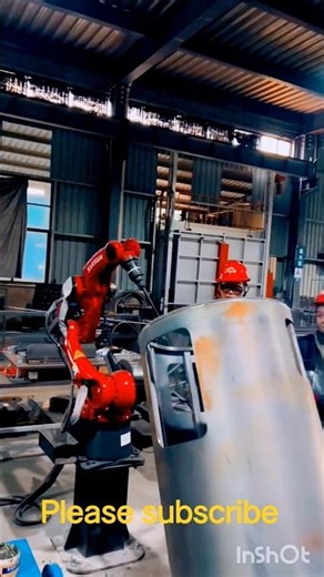 Robot welding prosess factory #video #trending #factory #viral #robot #machine #generator #subscribe