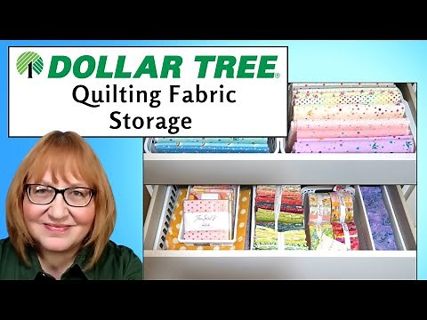 My Quilting Studio on a Budget | Dollar Tree Organization Haul