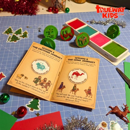 Create your own 3D printed Christmas stamps and follow along with the TrueWay Kids Christmas Journeys – Free 5-Part Christmas Bible Lessons for Kids! In this video, we show how to print, assemble, and use the 3D stamp files to mark progress in your child’s Passport or Journey Map. 🎄 Free Download: https://truewaykids.com/christmas-journeys/ Includes: ✔ Passport (print, fold & staple) ✔ Journey Map ✔ Printable stamp circles ✔ 3D print files for real stamps ✔ Memory verses, key points & five Chri