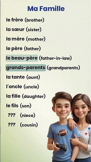 Easy French Podcast | Family & Daily Life French Vocabulary