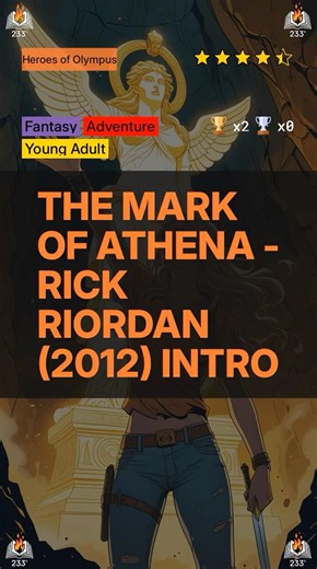 The Mark of Athena - Rick Riordan (2012) Intro (Heroes of Olympus - 3) - 4.47 ⭐️