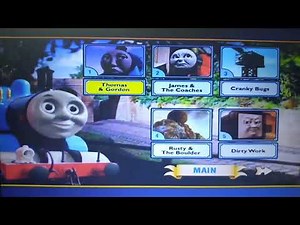 dvd menu walkthrough the very best of Thomas and friends UK DVD 2003