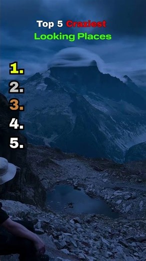 Top 5 CRAZIEST Places on Earth 🤯🌎 #top5 #travel #nature