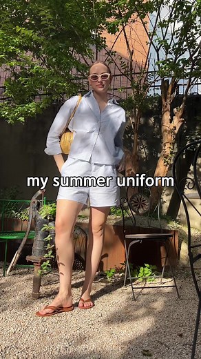 my summer uniform ☀️ @Djerf Avenue breezy set try-on #ootd #summervibes #djerfavenue #summerfashion #오오티디 #koreansummer