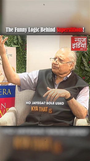 The Funny Logic Behind Superstition😂#ShivKhera #Motivation#Mindset #SelfImprovement #Success #Growth