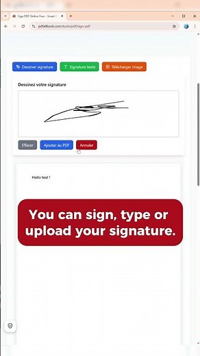 How to Sign a PDF Quickly? (Fast & Easy Tutorial) #productivity #freeonlinetools