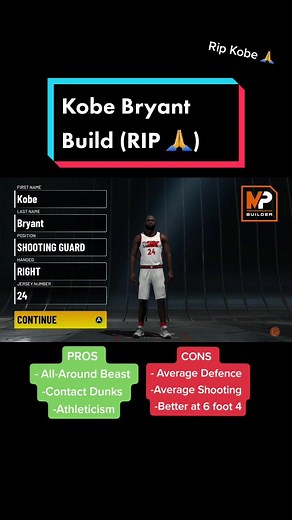 Reply to @beaniechong Kobe Bryant Build -
