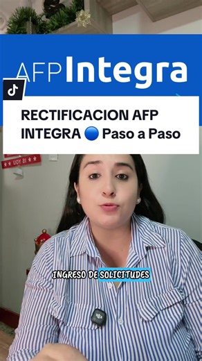RECTIFICACIÓN AFP INTEGRA: Paso a Paso