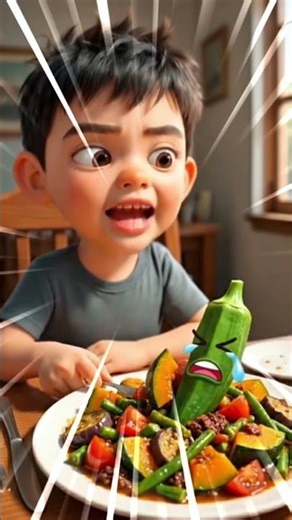 AYAW KO NG OKRA! 🤮 Ang Batang Hotdog Lang Ang Gustong Kainin | 3D Animated Story