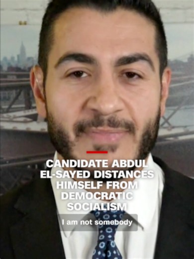CNN's Manu Raju spoke with Michigan Democratic Senate candidate Abdul El-Sayed, who distanced himself from those in his party who identify as democratic socialists. The Michigan Democrat was also asked about a recent CNN KFile report that unearthed comments he made in 2020 in support of defunding the police.
