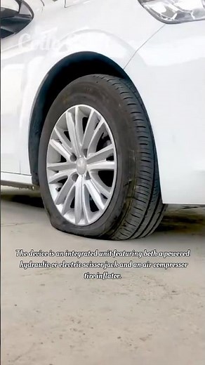 Electric Car Jack and Tire Inflator Kit