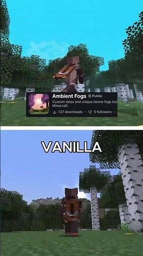 Minecraft BEST Ambient Fogs (Resource Pack) #Minecraft #Fog #Ambient #Sky #Vibrance #Vibrant