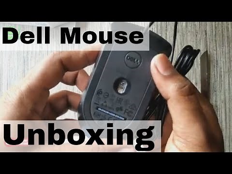 Dell MS116 1000DPI USB Wired Optical Mouse - Unboxing/Overview