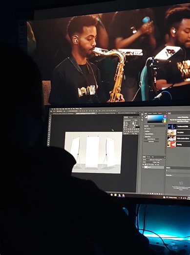 Custom T-Shirt and Roll-Up Banner Design Showcase