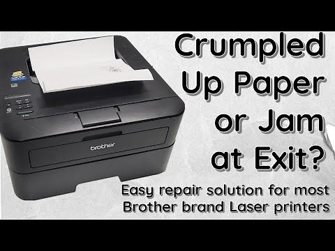 How To Fix Crumpled Paper Jam Issue on BROTHER Laser Printer