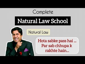 Natural Law School Jurisprudence | Natural Law Theory