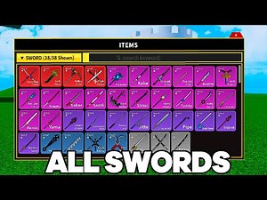 COLLECTING ALL SWORDS IN BLOX FRUITS IN 24 HOURS!
