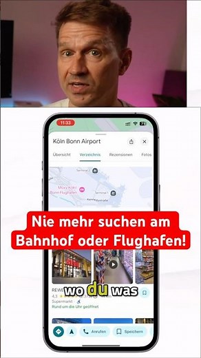 Neue Google Maps-Funktion: Nie mehr im Flughafen verlaufen!