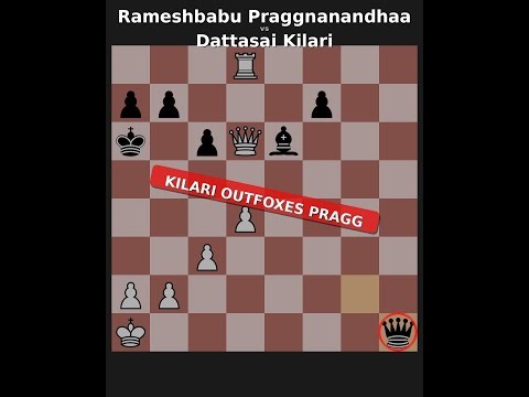 Kilari Outfoxes Praggnanandhaa After Multiple Queen Sacrifices! (2026)