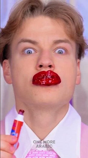 The Ultimate Lip Challenge: 100 Layers of Lipstick! 💄😜