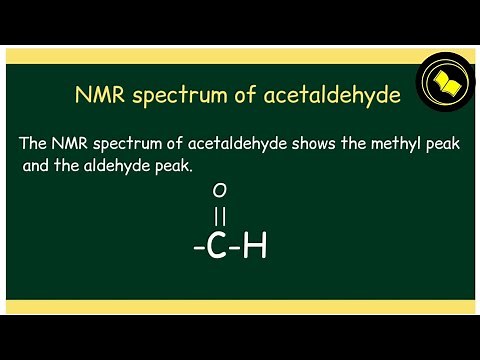 NMR spectrum of acetaldehyde | NMR spectroscopy.