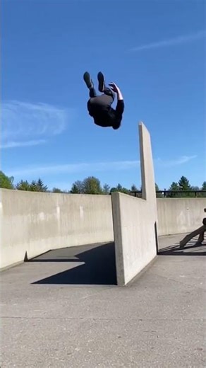 Nate doing parkour in front of random chimps #nate #parkour #chimps