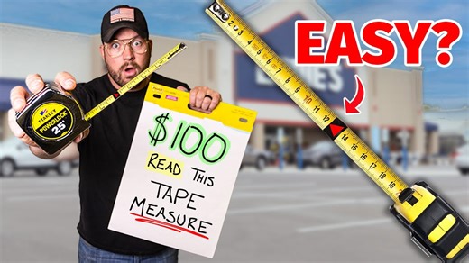 Can Home Depot shoppers really read a tape measure? $100 challenge