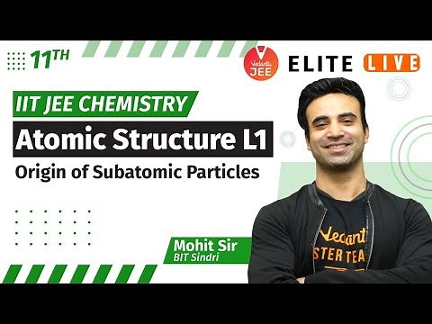 Atomic Structure Class 11| Lecture 1 |JEE Main | JEE Advanced |Mohit Ryan sir| Vedantu