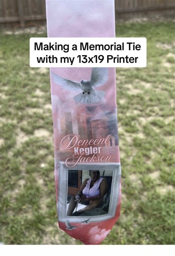 Creating a Memorial Tie for a Loved One