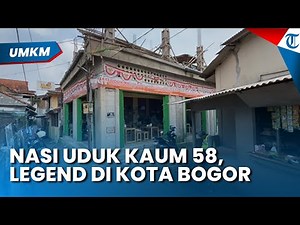 MURAH MERIAH & LEGEND! Nasi Uduk Kaum 58 di Empang Bogor Eksis Sejak 1890, Pertahankan Warisan Rasa