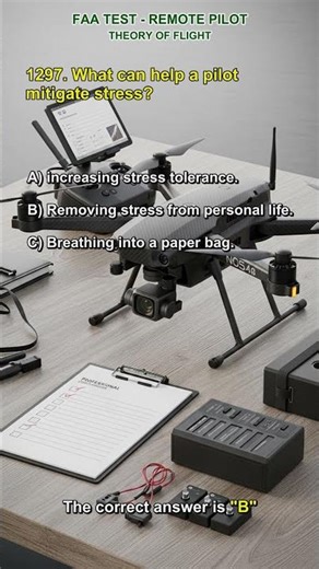 FAA Remote Pilot Q1297 #remotepilot #aviation #drone #exams #shorts