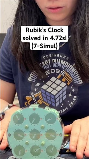 Rubik’s Clock solved in 4.72s! (7-Simul)