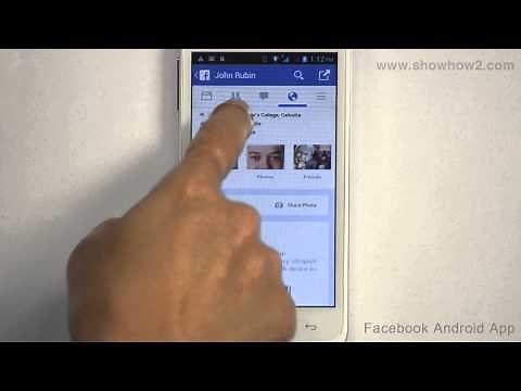 Facebook Android App - How To Post On Friend's Timeline