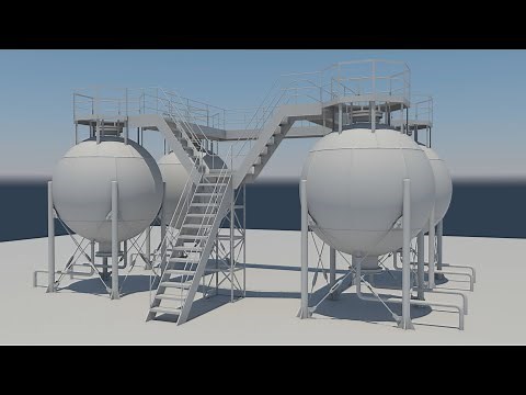Advance Steel - Create spherical tank in Advance Steel